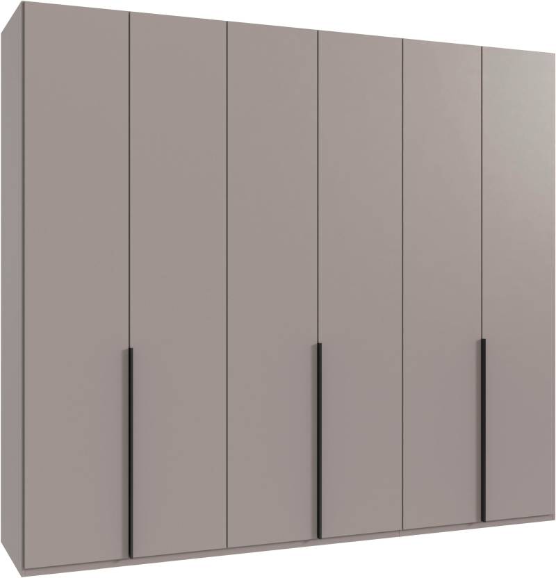 Wimex Kleiderschrank »Mugano, in 5 Breiten und 2 Höhen, Made in Germany«, (in Basic oder Premium Ausstattung mit 2 weiteren Einlegeböden), mit langen Griffstangen aus Metall, wahlweise mit oder ohne Spiegel von Wimex
