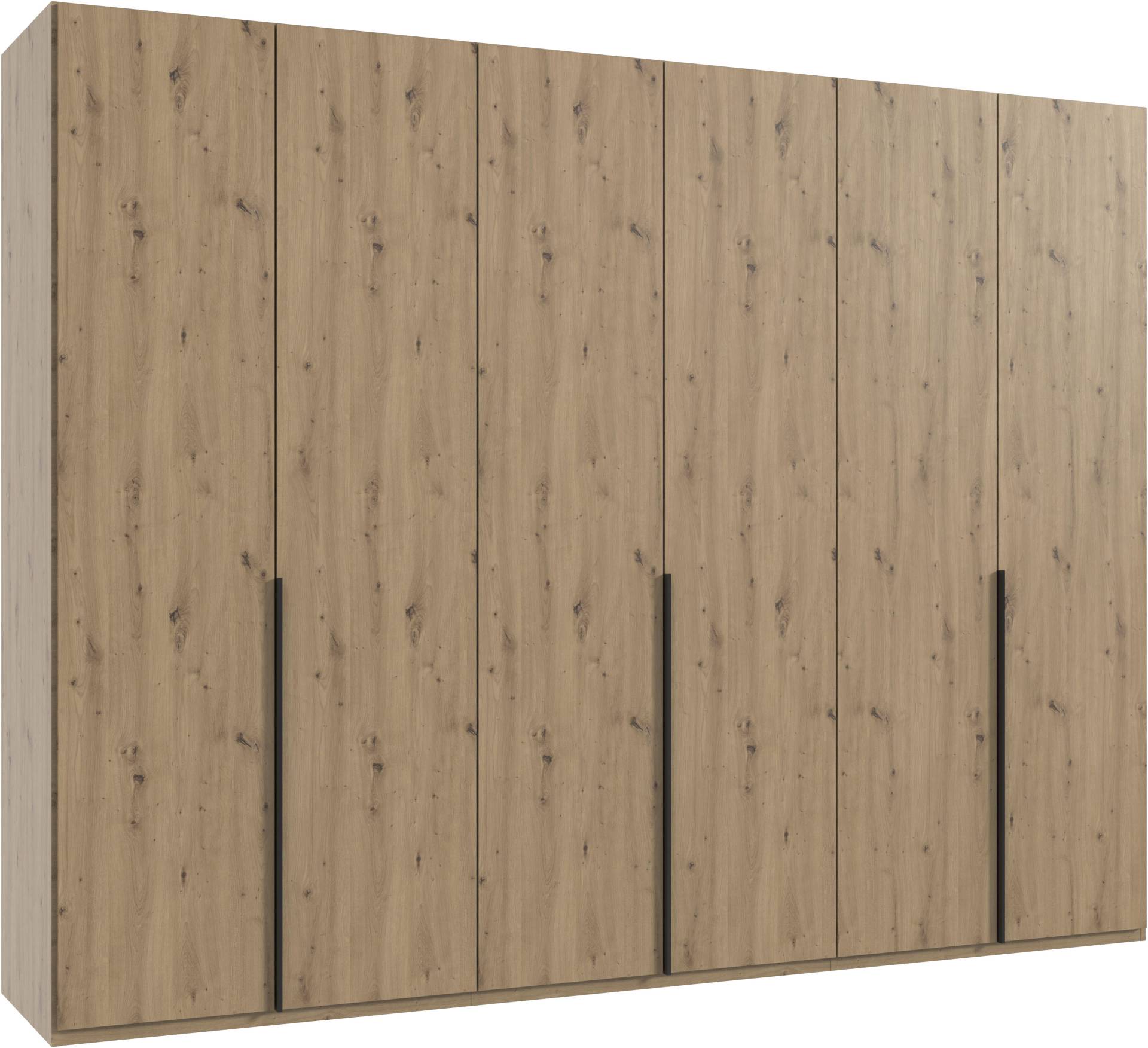 Wimex Kleiderschrank »Mugano, in 5 Breiten und 2 Höhen, Made in Germany«, (in Basic oder Premium Ausstattung mit 2 weiteren Einlegeböden), mit langen Griffstangen aus Metall, wahlweise mit oder ohne Spiegel von Wimex