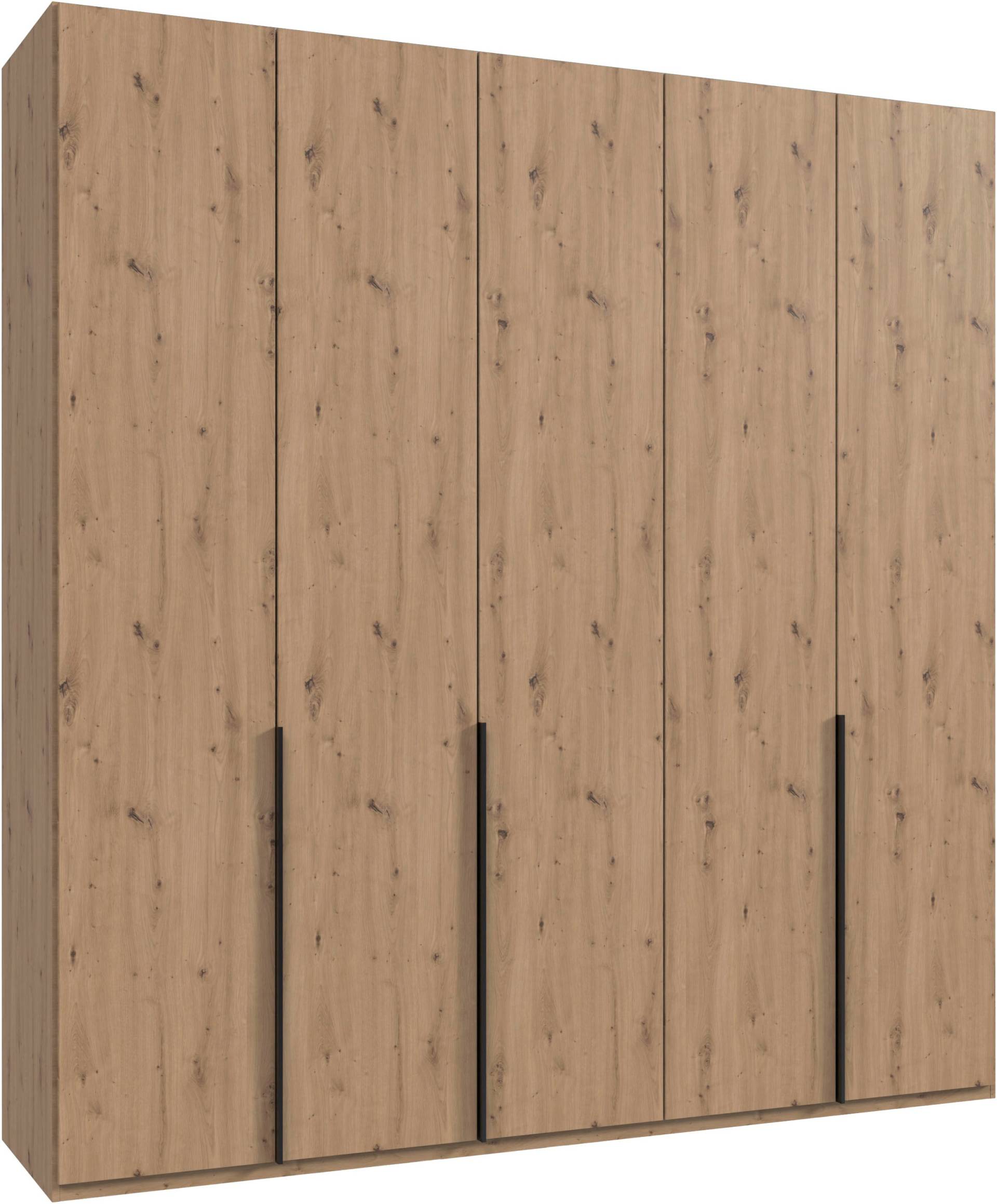 Wimex Kleiderschrank »Mugano, in 5 Breiten und 2 Höhen, Made in Germany«, (in Basic oder Premium Ausstattung mit 2 weiteren Einlegeböden), mit langen Griffstangen aus Metall, wahlweise mit oder ohne Spiegel von Wimex