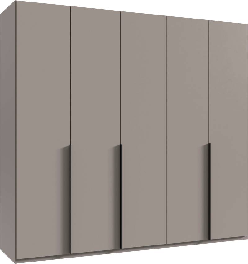 Wimex Kleiderschrank »Mugano, in 5 Breiten und 2 Höhen, Made in Germany«, (in Basic oder Premium Ausstattung mit 2 weiteren Einlegeböden), mit langen Griffstangen aus Metall, wahlweise mit oder ohne Spiegel von Wimex