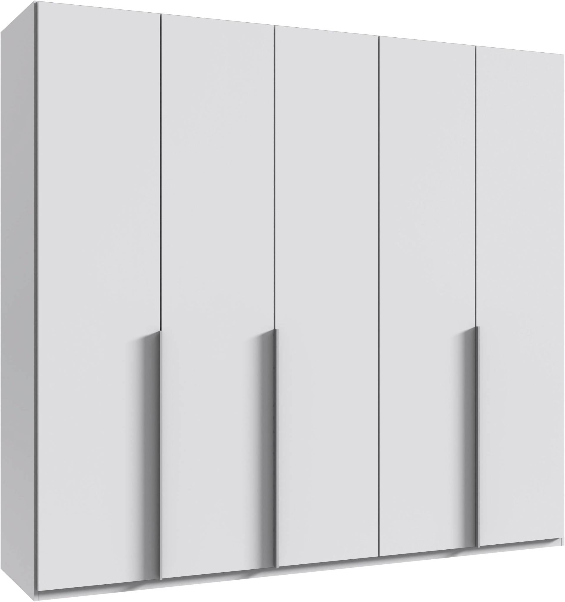Wimex Kleiderschrank »Mugano, in 5 Breiten und 2 Höhen, Made in Germany«, (in Basic oder Premium Ausstattung mit 2 weiteren Einlegeböden), mit langen Griffstangen aus Metall, wahlweise mit oder ohne Spiegel von Wimex