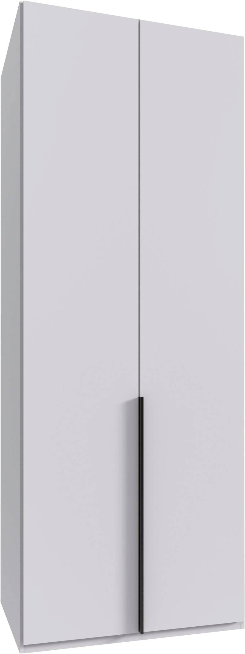 Wimex Kleiderschrank »Mugano, in 5 Breiten und 2 Höhen, Made in Germany«, (in Basic oder Premium Ausstattung mit 2 weiteren Einlegeböden), mit langen Griffstangen aus Metall, wahlweise mit oder ohne Spiegel von Wimex