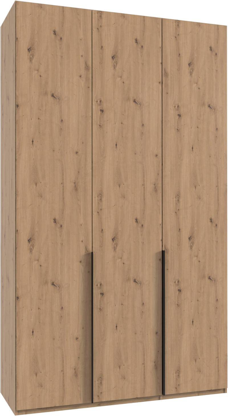 Wimex Kleiderschrank »Mugano, in 5 Breiten und 2 Höhen, Made in Germany«, (in Basic oder Premium Ausstattung mit 2 weiteren Einlegeböden), mit langen Griffstangen aus Metall, wahlweise mit oder ohne Spiegel von Wimex