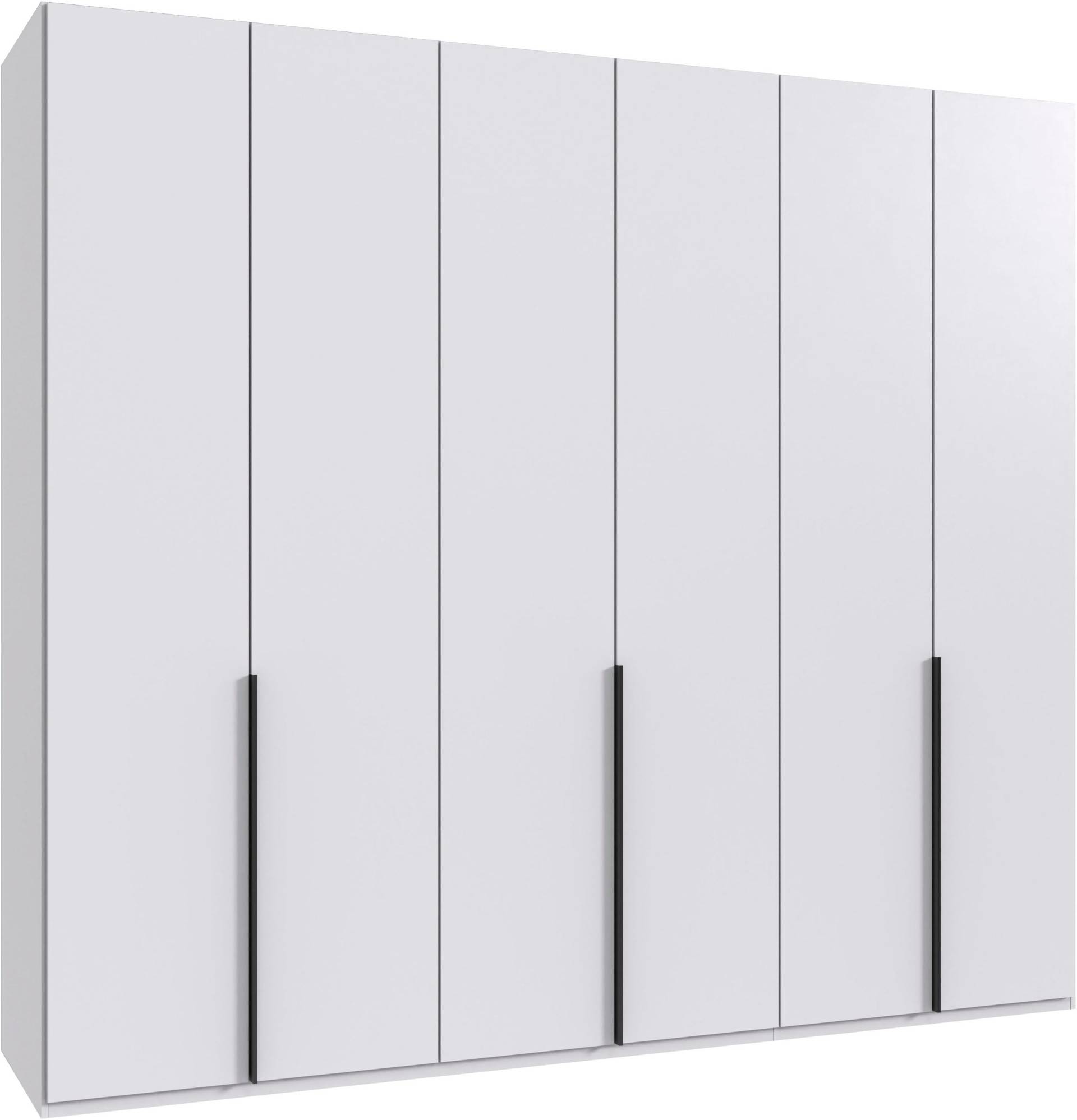 Wimex Kleiderschrank »Mugano, in 5 Breiten und 2 Höhen, Made in Germany«, (in Basic oder Premium Ausstattung mit 2 weiteren Einlegeböden), mit langen Griffstangen aus Metall, wahlweise mit oder ohne Spiegel von Wimex