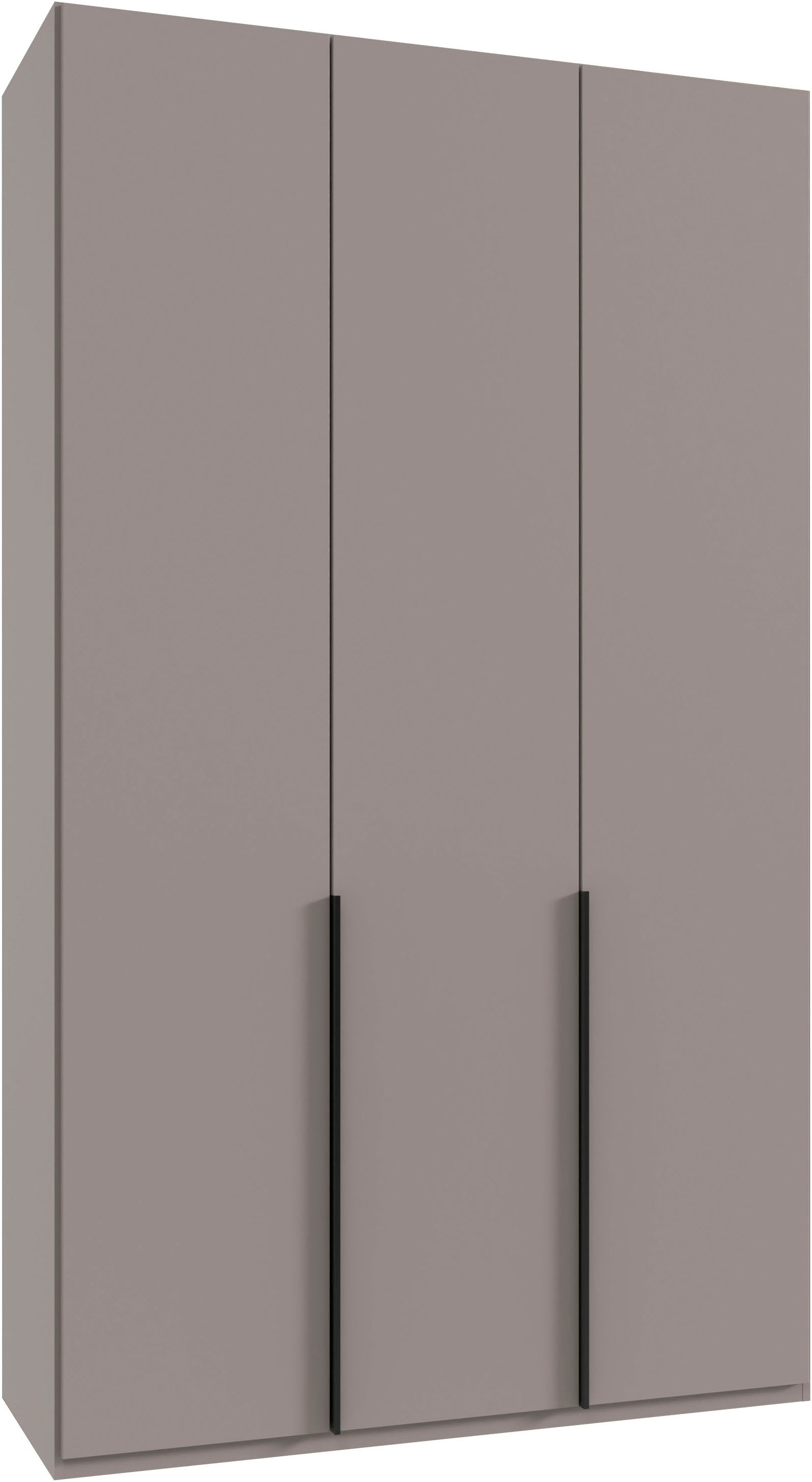 Wimex Kleiderschrank »Mugano, in 5 Breiten und 2 Höhen, Made in Germany«, (in Basic oder Premium Ausstattung mit 2 weiteren Einlegeböden), mit langen Griffstangen aus Metall, wahlweise mit oder ohne Spiegel von Wimex