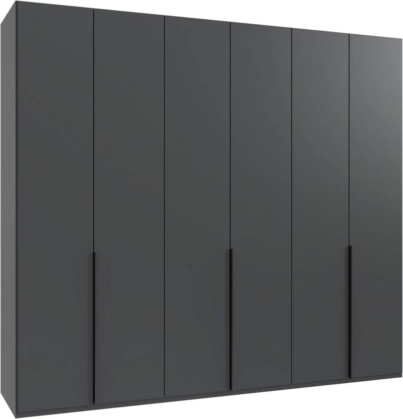 Wimex Kleiderschrank »Mugano, in 5 Breiten und 2 Höhen, Made in Germany«, (in Basic oder Premium Ausstattung mit 2 weiteren Einlegeböden), mit langen Griffstangen aus Metall, wahlweise mit oder ohne Spiegel von Wimex