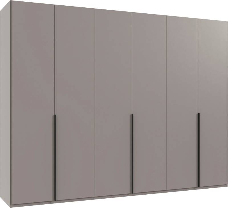 Wimex Kleiderschrank »Mugano, in 5 Breiten und 2 Höhen, Made in Germany«, (in Basic oder Premium Ausstattung mit 2 weiteren Einlegeböden), mit langen Griffstangen aus Metall, wahlweise mit oder ohne Spiegel von Wimex