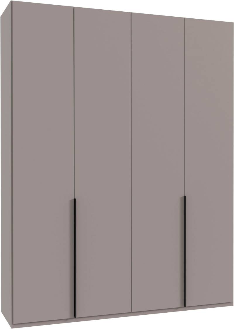 Wimex Kleiderschrank »Mugano, in 5 Breiten und 2 Höhen, Made in Germany«, (in Basic oder Premium Ausstattung mit 2 weiteren Einlegeböden), mit langen Griffstangen aus Metall, wahlweise mit oder ohne Spiegel von Wimex