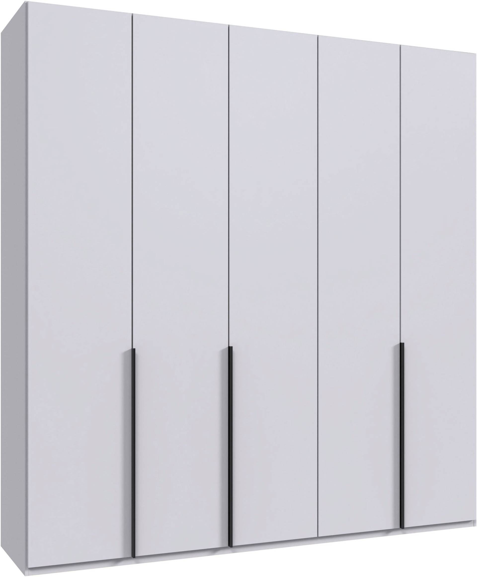 Wimex Kleiderschrank »Mugano, in 5 Breiten und 2 Höhen, Made in Germany«, (in Basic oder Premium Ausstattung mit 2 weiteren Einlegeböden), mit langen Griffstangen aus Metall, wahlweise mit oder ohne Spiegel von Wimex