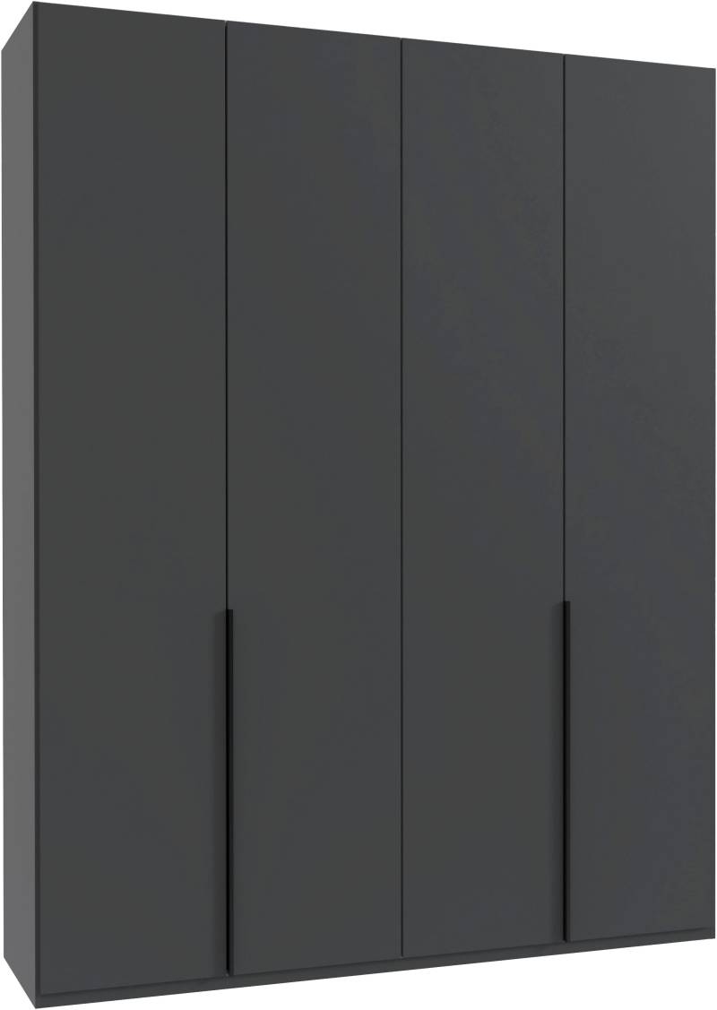 Wimex Kleiderschrank »Mugano, in 5 Breiten und 2 Höhen, Made in Germany«, (in Basic oder Premium Ausstattung mit 2 weiteren Einlegeböden), mit langen Griffstangen aus Metall, wahlweise mit oder ohne Spiegel von Wimex