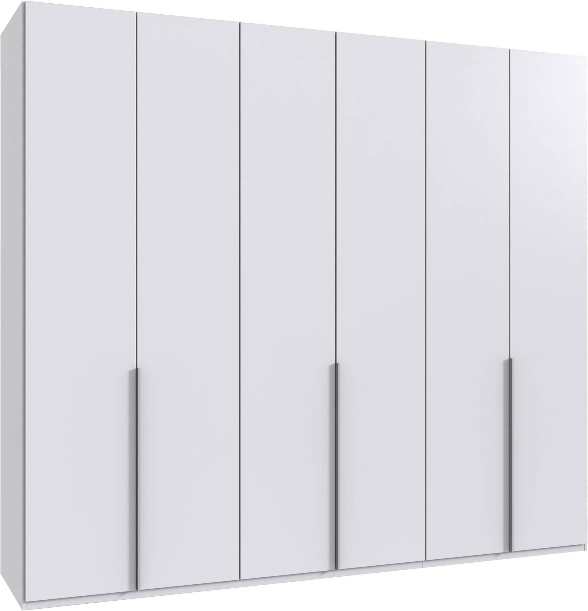 Wimex Kleiderschrank »Mugano, in 5 Breiten und 2 Höhen, Made in Germany«, (in Basic oder Premium Ausstattung mit 2 weiteren Einlegeböden), mit langen Griffstangen aus Metall, wahlweise mit oder ohne Spiegel von Wimex