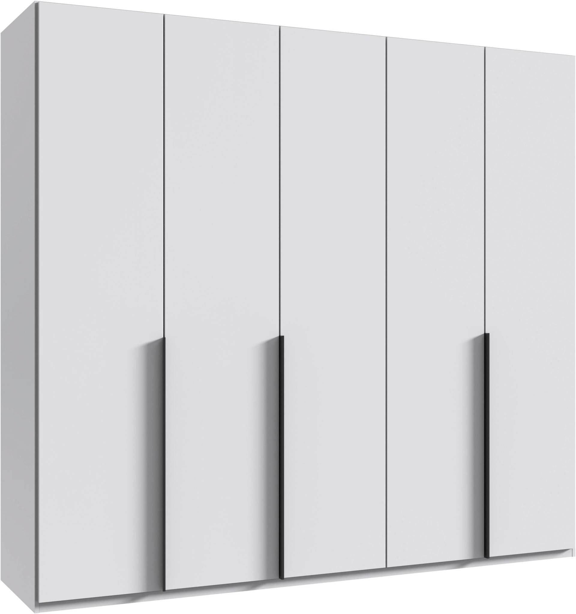 Wimex Kleiderschrank »Mugano, in 5 Breiten und 2 Höhen, Made in Germany«, (in Basic oder Premium Ausstattung mit 2 weiteren Einlegeböden), mit langen Griffstangen aus Metall, wahlweise mit oder ohne Spiegel von Wimex