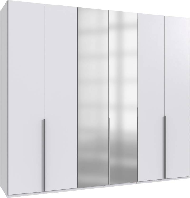 Wimex Kleiderschrank »Mugano, in 5 Breiten und 2 Höhen, Made in Germany«, (in Basic oder Premium Ausstattung mit 2 weiteren Einlegeböden), mit langen Griffstangen aus Metall, wahlweise mit oder ohne Spiegel von Wimex