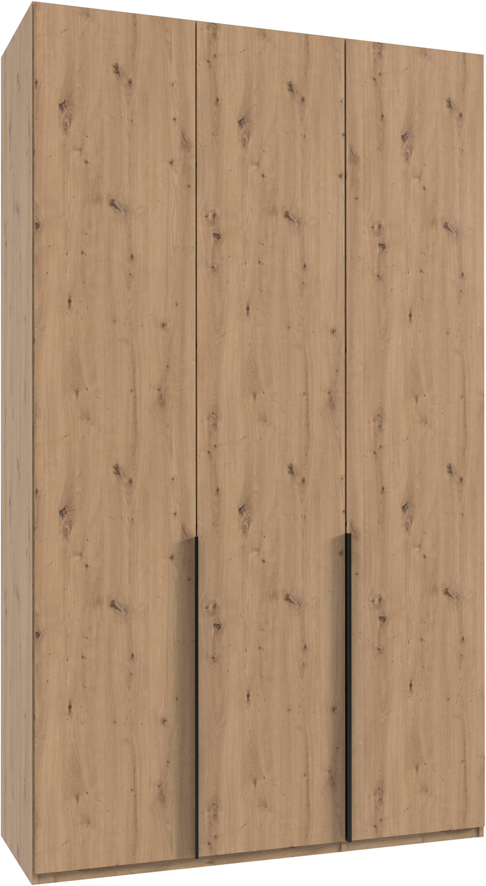Wimex Kleiderschrank »Mugano, in 5 Breiten und 2 Höhen, Made in Germany«, (in Basic oder Premium Ausstattung mit 2 weiteren Einlegeböden), mit langen Griffstangen aus Metall, wahlweise mit oder ohne Spiegel von Wimex
