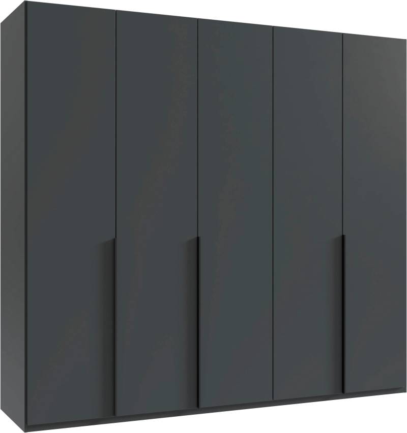 Wimex Kleiderschrank »Mugano, in 5 Breiten und 2 Höhen, Made in Germany«, (in Basic oder Premium Ausstattung mit 2 weiteren Einlegeböden), mit langen Griffstangen aus Metall, wahlweise mit oder ohne Spiegel von Wimex