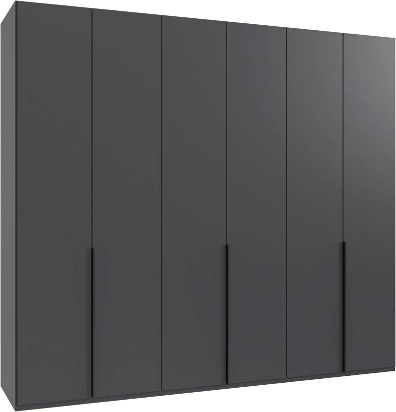 Wimex Kleiderschrank »Mugano, in 5 Breiten und 2 Höhen, Made in Germany«, (in Basic oder Premium Ausstattung mit 2 weiteren Einlegeböden), mit langen Griffstangen aus Metall, wahlweise mit oder ohne Spiegel von Wimex