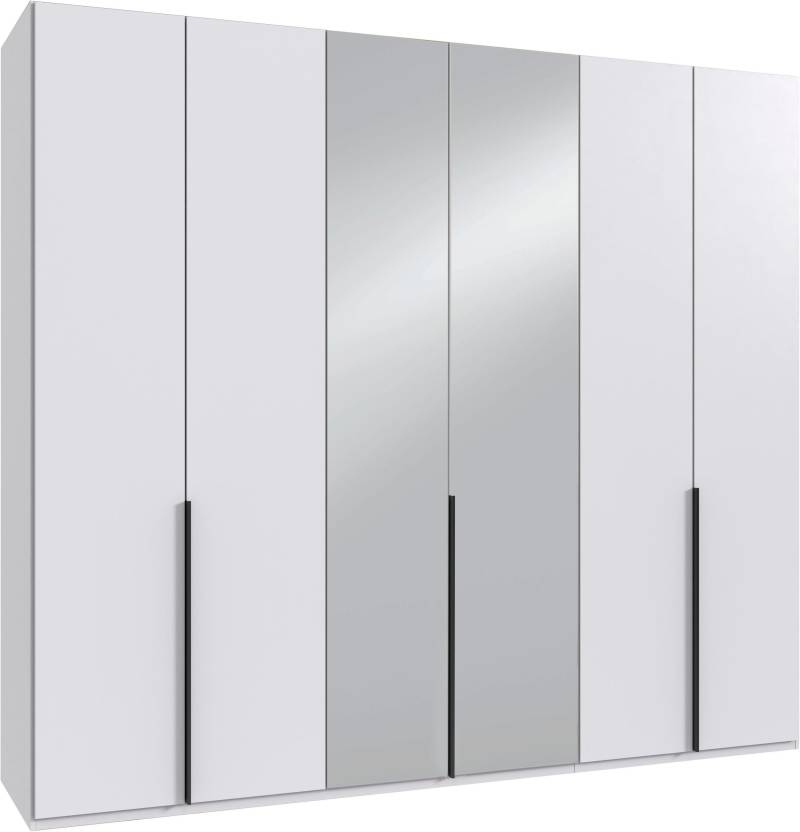 Wimex Kleiderschrank »Mugano, in 5 Breiten und 2 Höhen, Made in Germany«, (in Basic oder Premium Ausstattung mit 2 weiteren Einlegeböden), mit langen Griffstangen aus Metall, wahlweise mit oder ohne Spiegel von Wimex