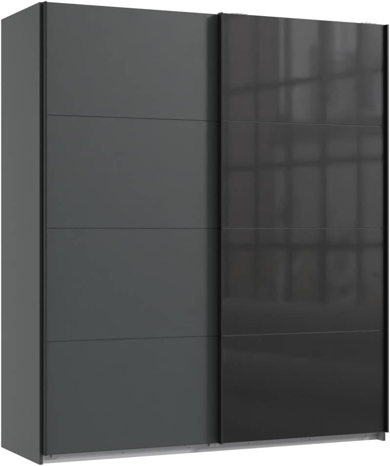 Wimex Kleiderschrank »Tilburg, Metallgriffe, Made in Germany«, (Breite 270cm wahlweise mit 2 oder 3 Türen), mit Schwebetüren, jeweils 1 Glaselement, 180, 225 oder 270cm breit von Wimex