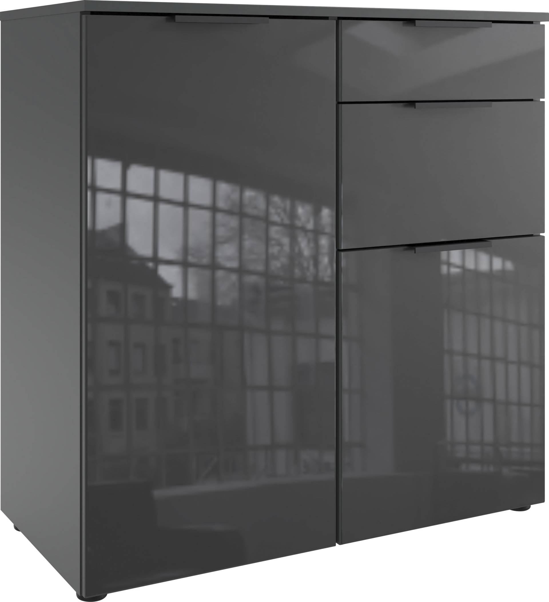 Wimex Kombikommode »Level36 black C by fresh to go«, mit Glaselementen auf der Front, soft-close Funktion, 81cm breit Wimex Kombikommode »Level36 black C by fresh to go«, mit Glaselementen auf der Front, soft-close Funktion, 81cm breit von Wimex