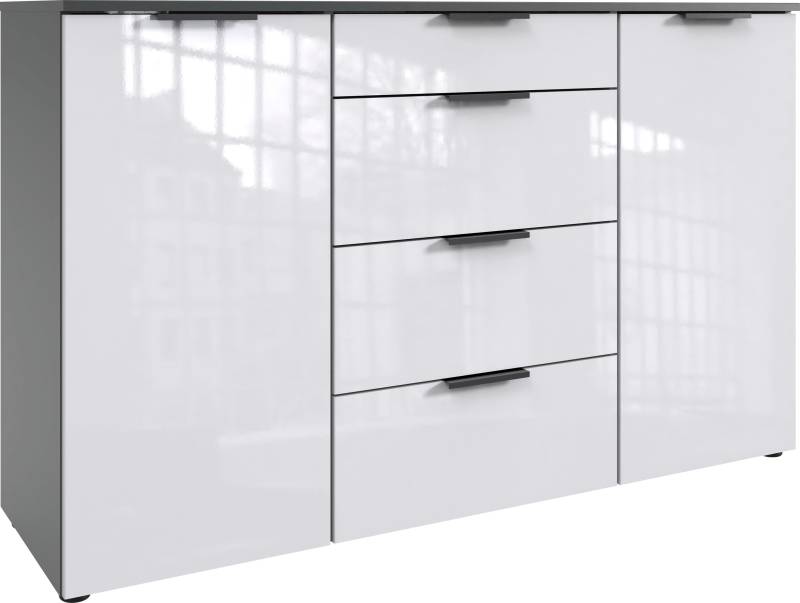 Wimex Kombikommode »level36 D by fresh to go«, mit lackierten Hochglanz-Fronten, soft-close Funktion, 135cm breit von Wimex