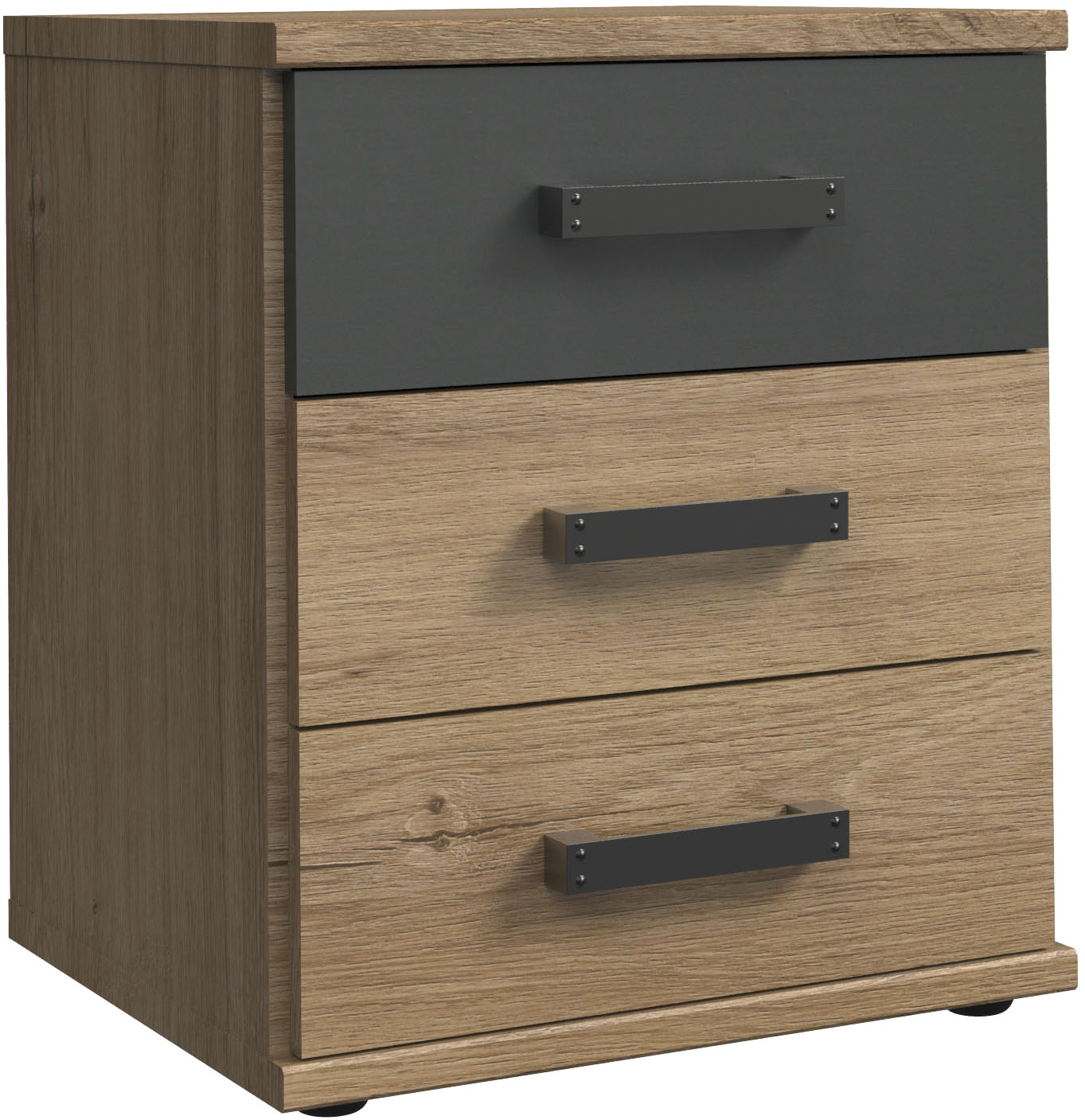 Wimex Nachtkommode »Cork, 46/55/40cm, Nachtschrank Made in Germany«, industrial Design, rustikaler Look, 3 Schubladen Wimex Nachtkommode »Cork, 46/55/40cm, Nachtschrank Made in Germany«, industrial Design, rustikaler Look, 3 Schubladen von Wimex