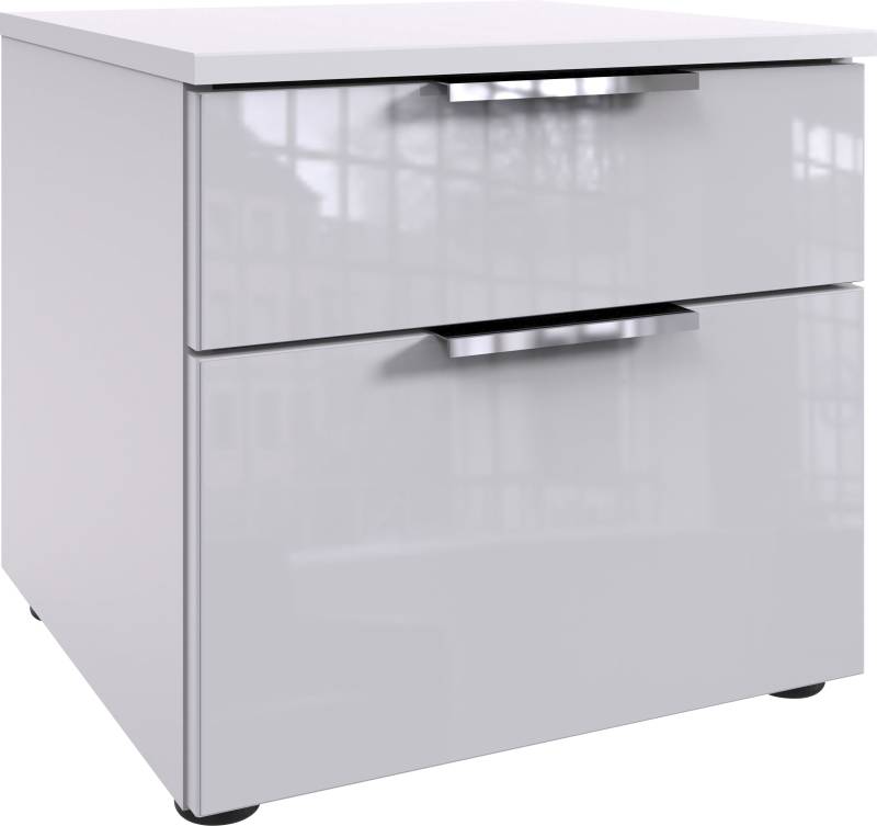 Wimex Nachtkommode »Level36 C by fresh to go«, Nachttisch mit Glaselementen auf der Front, soft-close Funktion von Wimex
