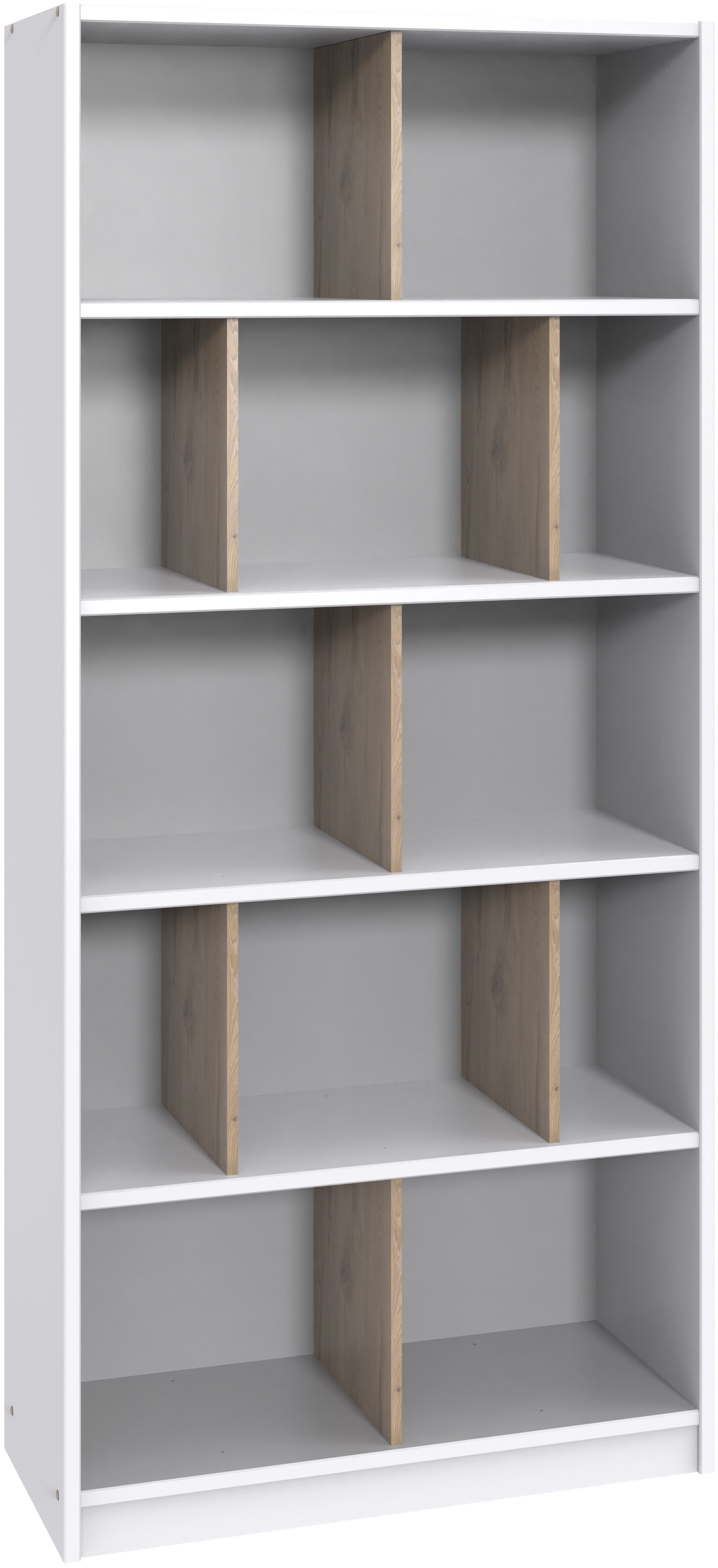 Wimex Regal »Norderney Regal hoch B/T/H 90/38/197cm«, mit diversen Ablagemöglichkeiten, 12 offene Fächer von Wimex