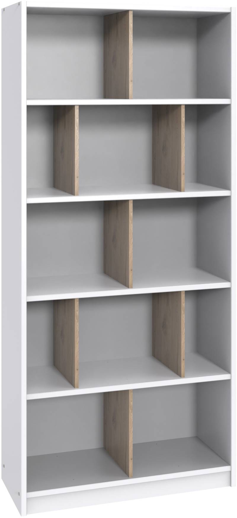 Wimex Regal »Norderney Regal hoch B/T/H 90/38/197cm«, mit diversen Ablagemöglichkeiten, 12 offene Fächer von Wimex