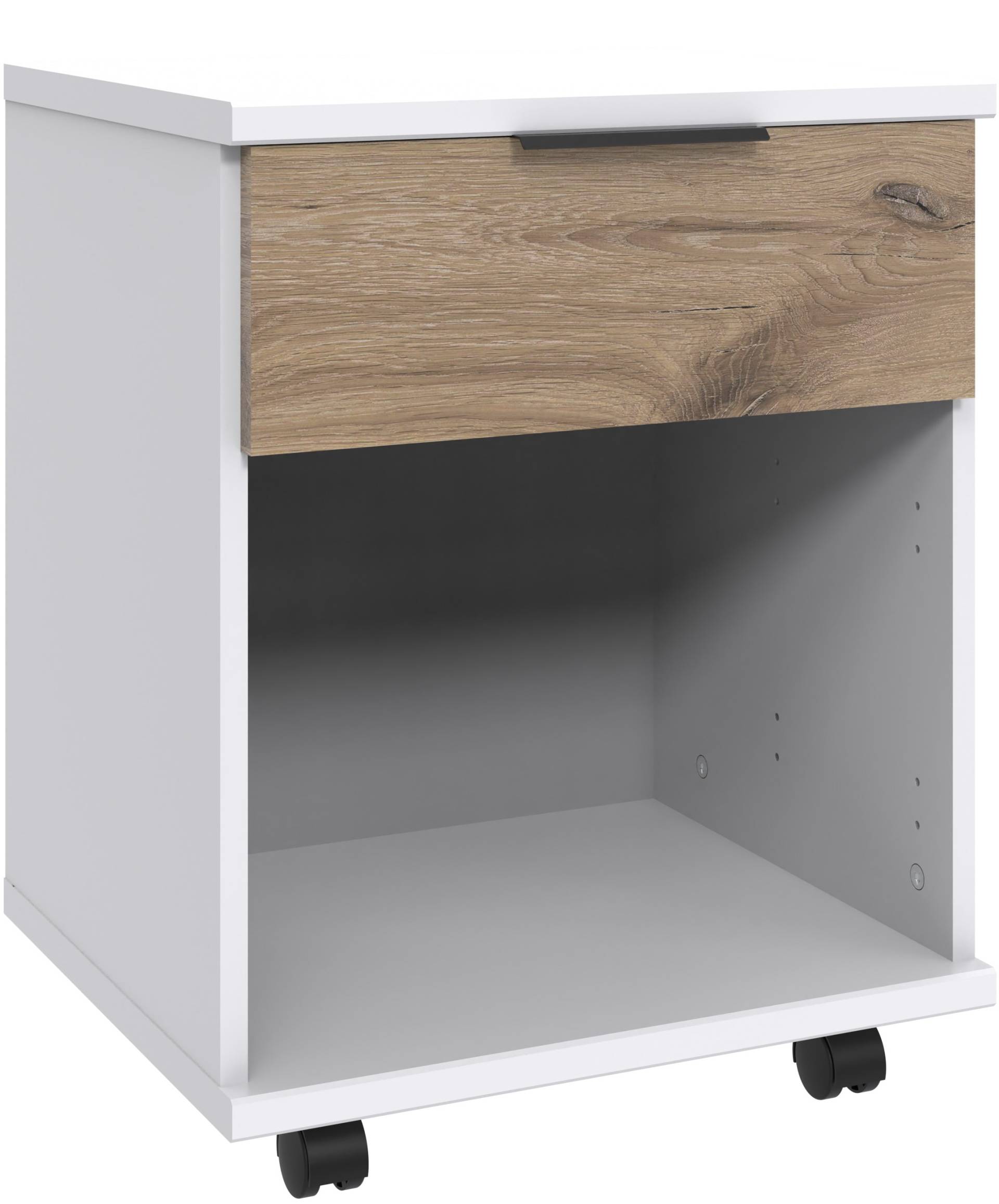 Wimex Rollcontainer »Norderney, B/T/H 46/40/58cm in 2 Farben«, 1 Schublade und 1 offenes Fach, auf Kunststoffrollen von Wimex