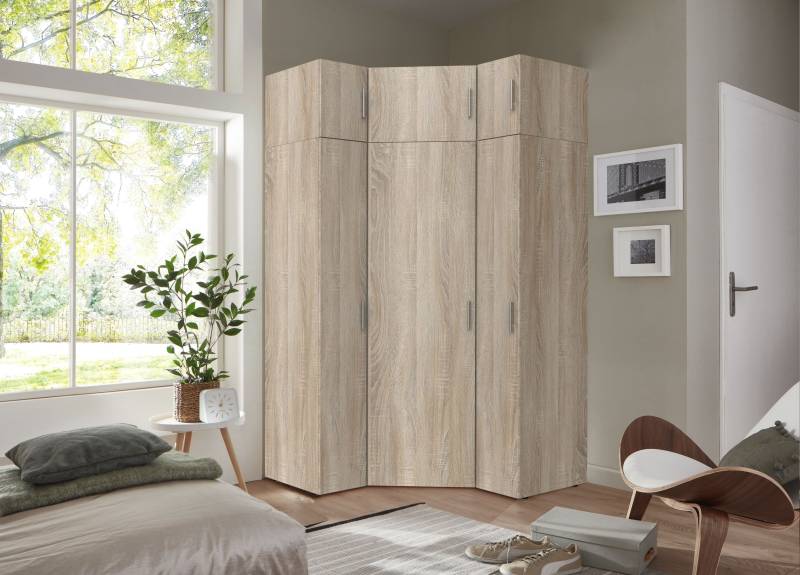 Wimex Schranksystem »Münster«, (Spar-Set, 6tlg: Eckschrank+ 2 Schränke 30cm breit+ 3 Aufsatzmodule), Mehrzweckschrank von Wimex