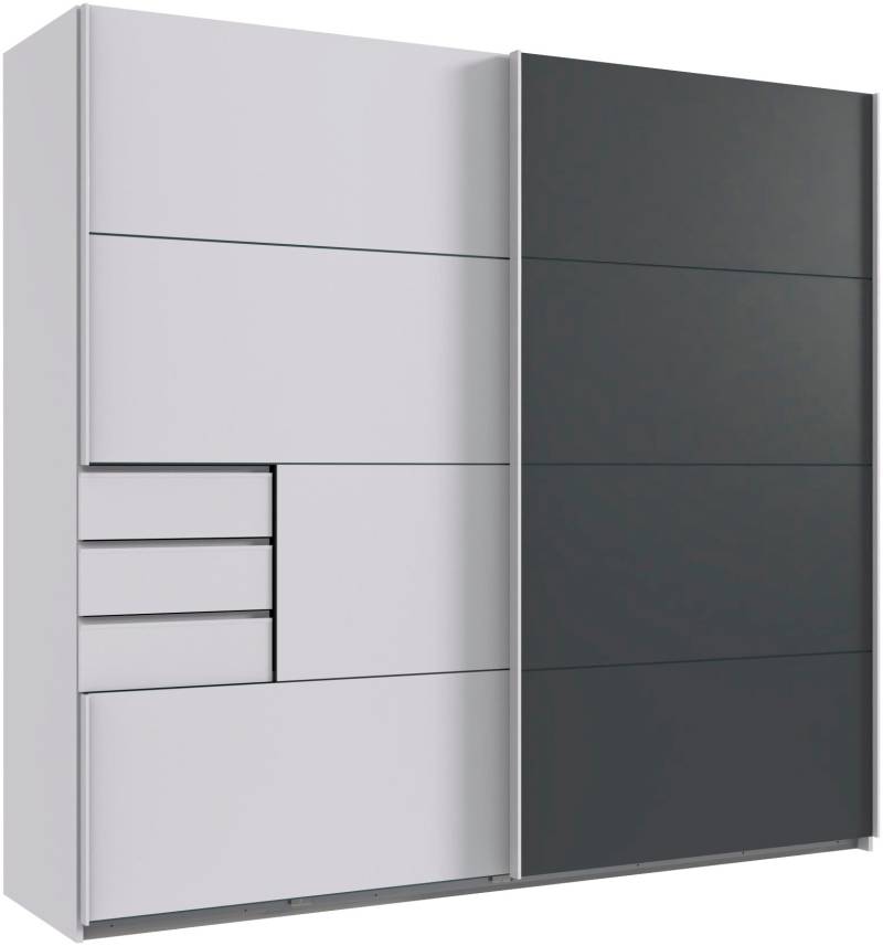 Wimex Schwebetürenschrank »Saigon, mit kompletter Innenausstattung, Made in Germany«, Kleiderschrank 2-türig, 225cm breit, mit 3 praktischen Aussenschubladen von Wimex