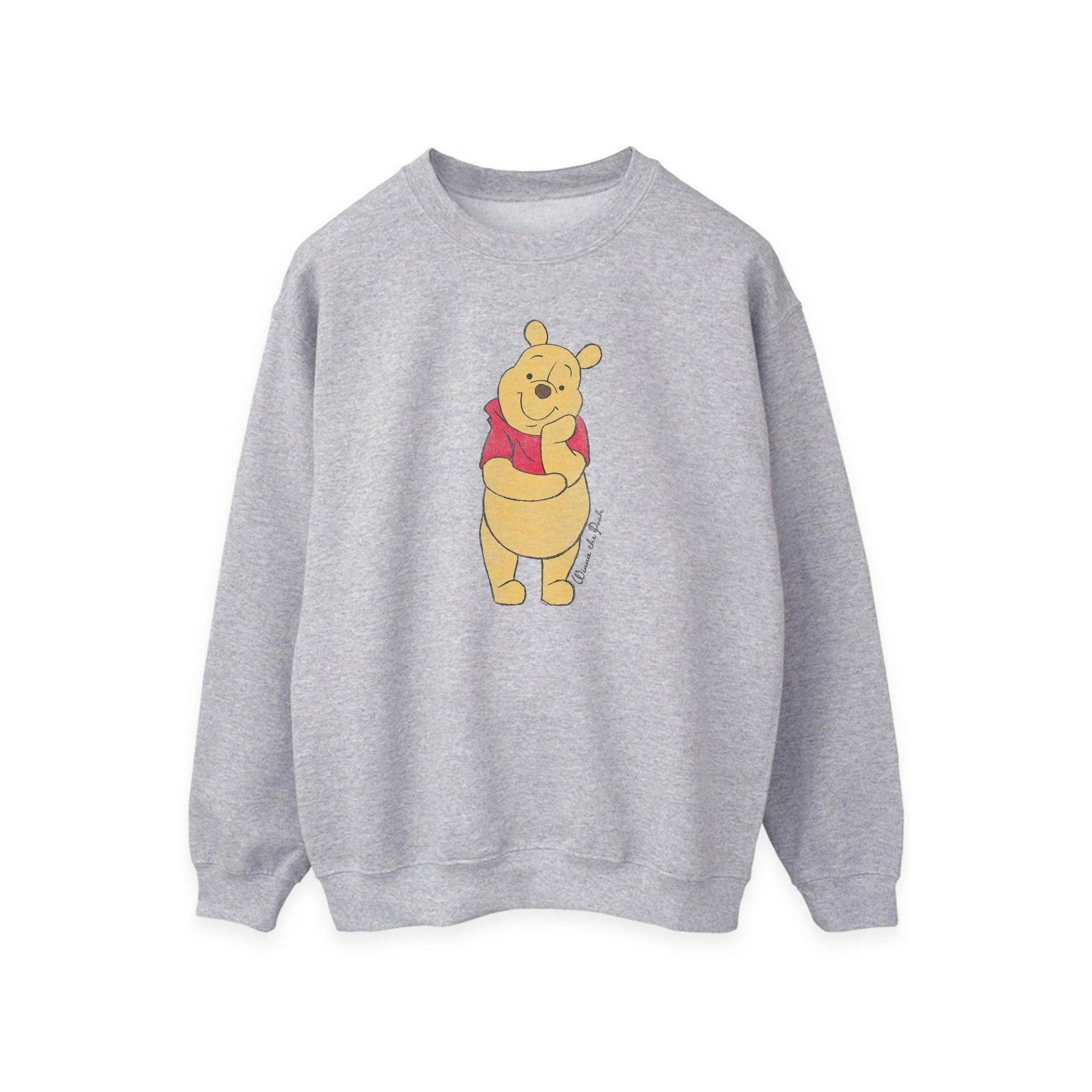 Classic Sweatshirt Damen Grau S von Winnie the Pooh