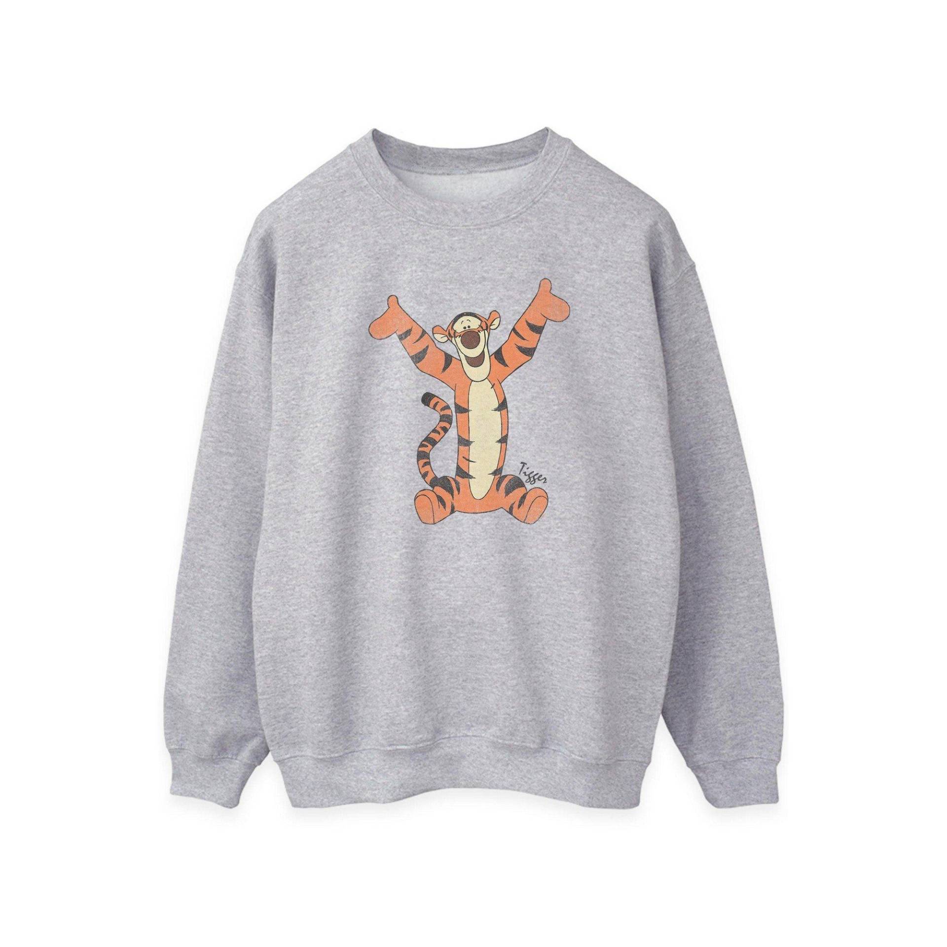 Classic Sweatshirt Damen Grau XXL von Winnie the Pooh