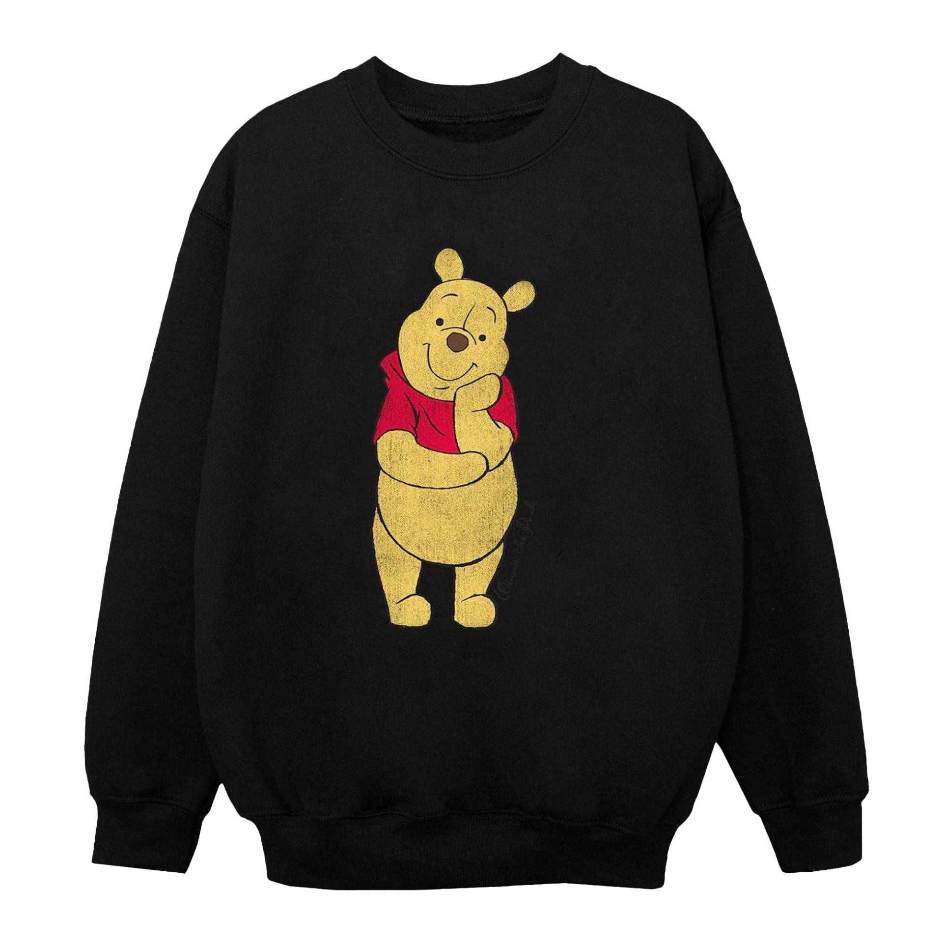 Classic Sweatshirt Jungen Schwarz 116 von Winnie the Pooh