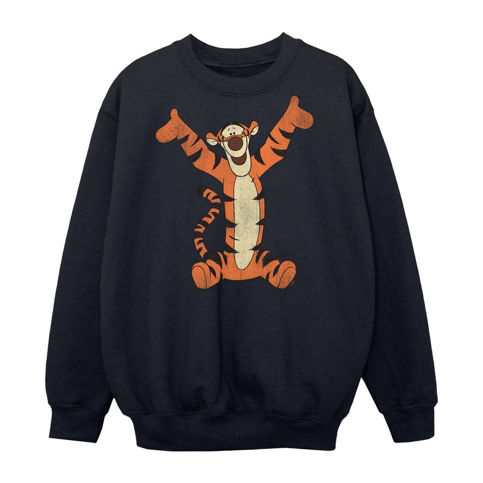 Classic Sweatshirt Jungen Schwarz 116 von Winnie the Pooh