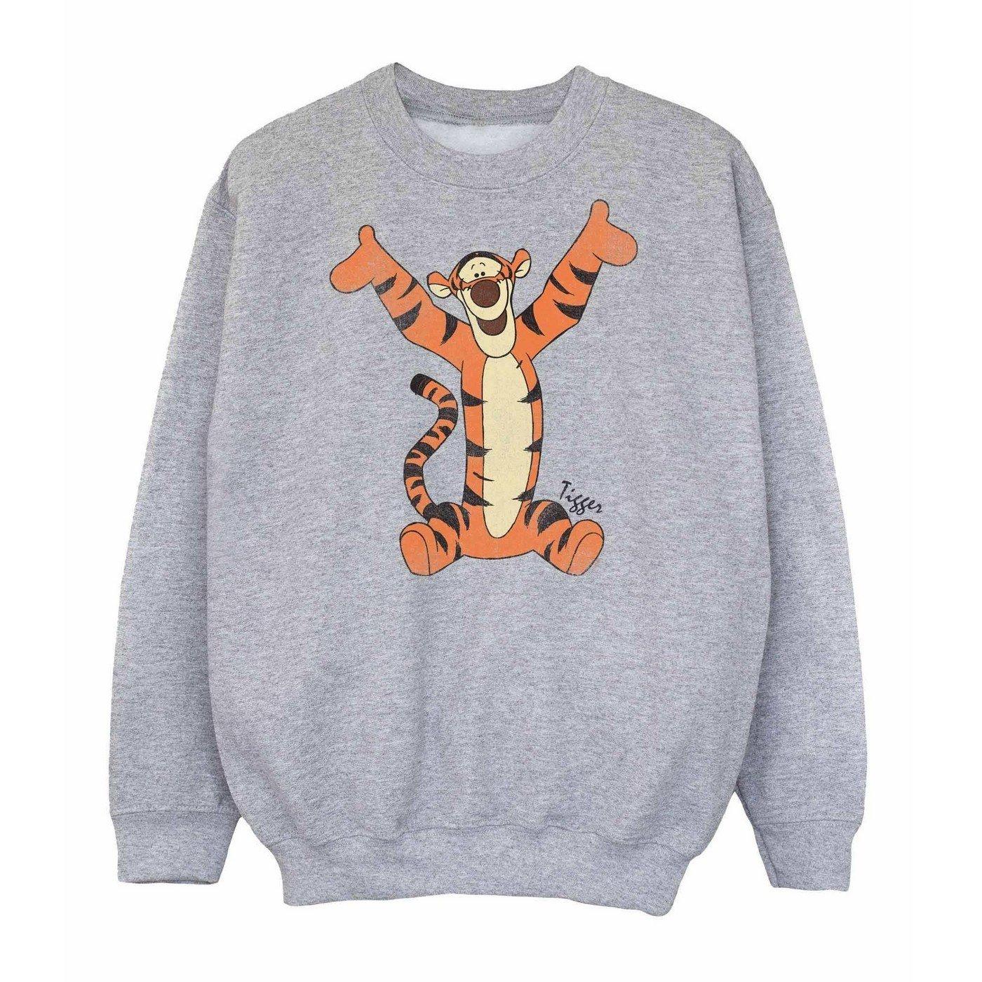 Classic Sweatshirt Mädchen Grau 116 von Winnie the Pooh