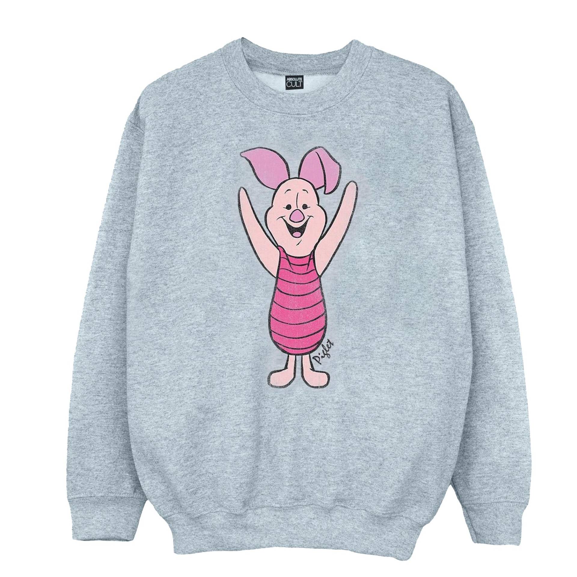Classic Sweatshirt Mädchen Grau 140/146 von Winnie the Pooh