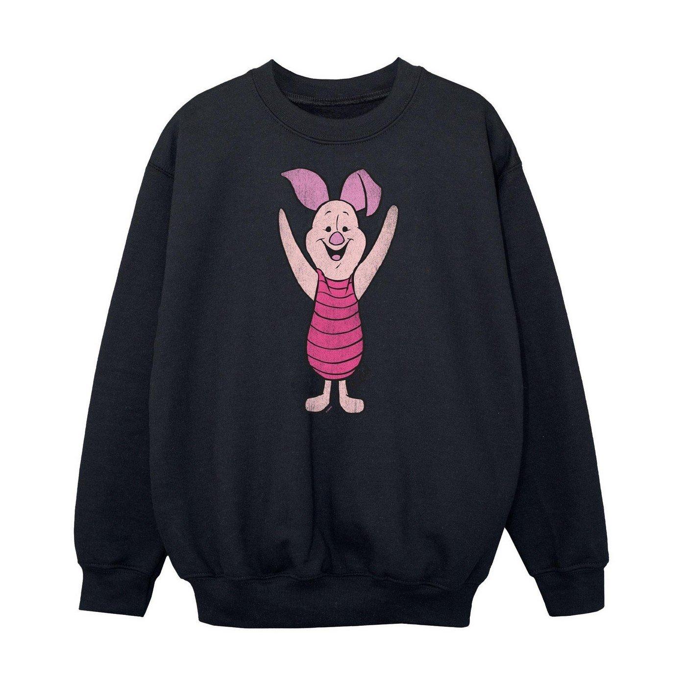 Classic Sweatshirt Mädchen Schwarz 116 von Winnie the Pooh