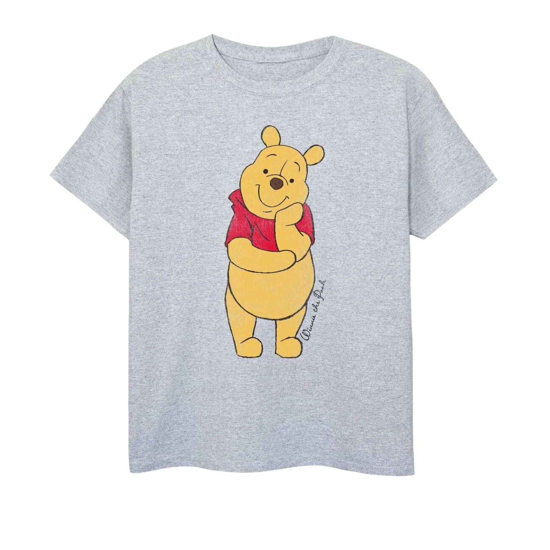 Classic Tshirt Mädchen Grau 152-158 von Winnie the Pooh