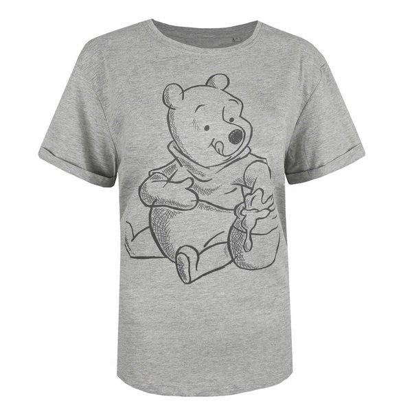 Tshirt Damen Grau S von Winnie the Pooh