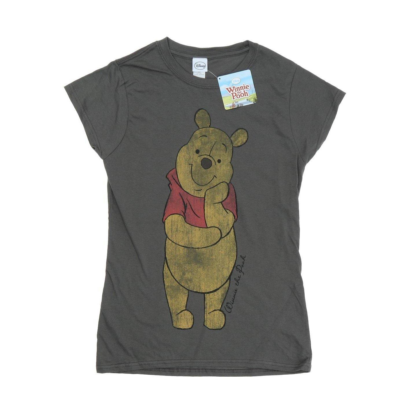 Tshirt Damen Charcoal Black L von Winnie the Pooh