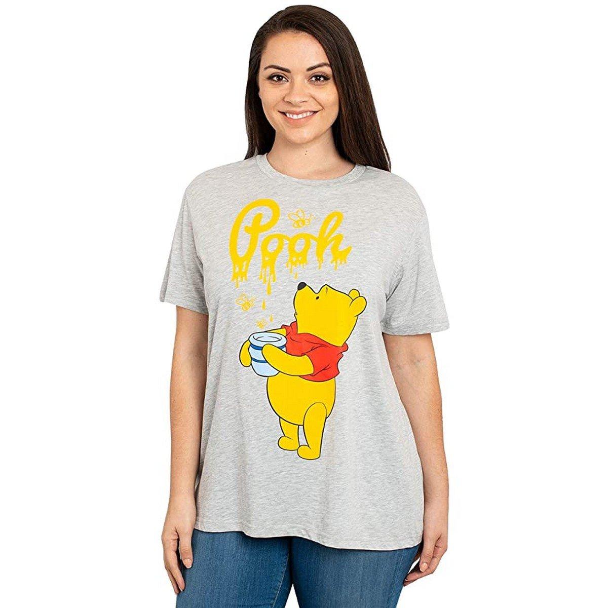 Tshirt Damen Grau S von Winnie the Pooh