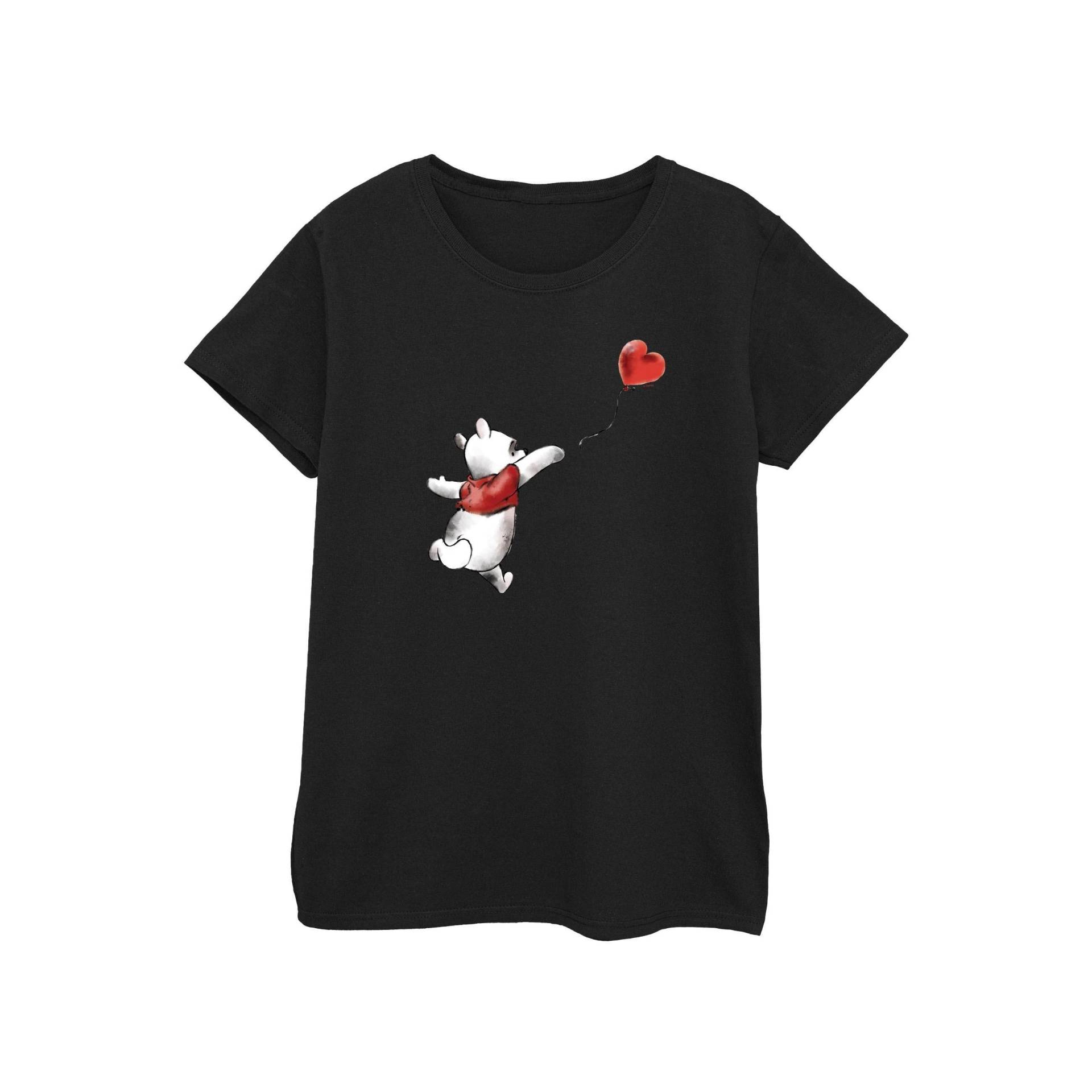 Tshirt Damen Schwarz S von Winnie the Pooh