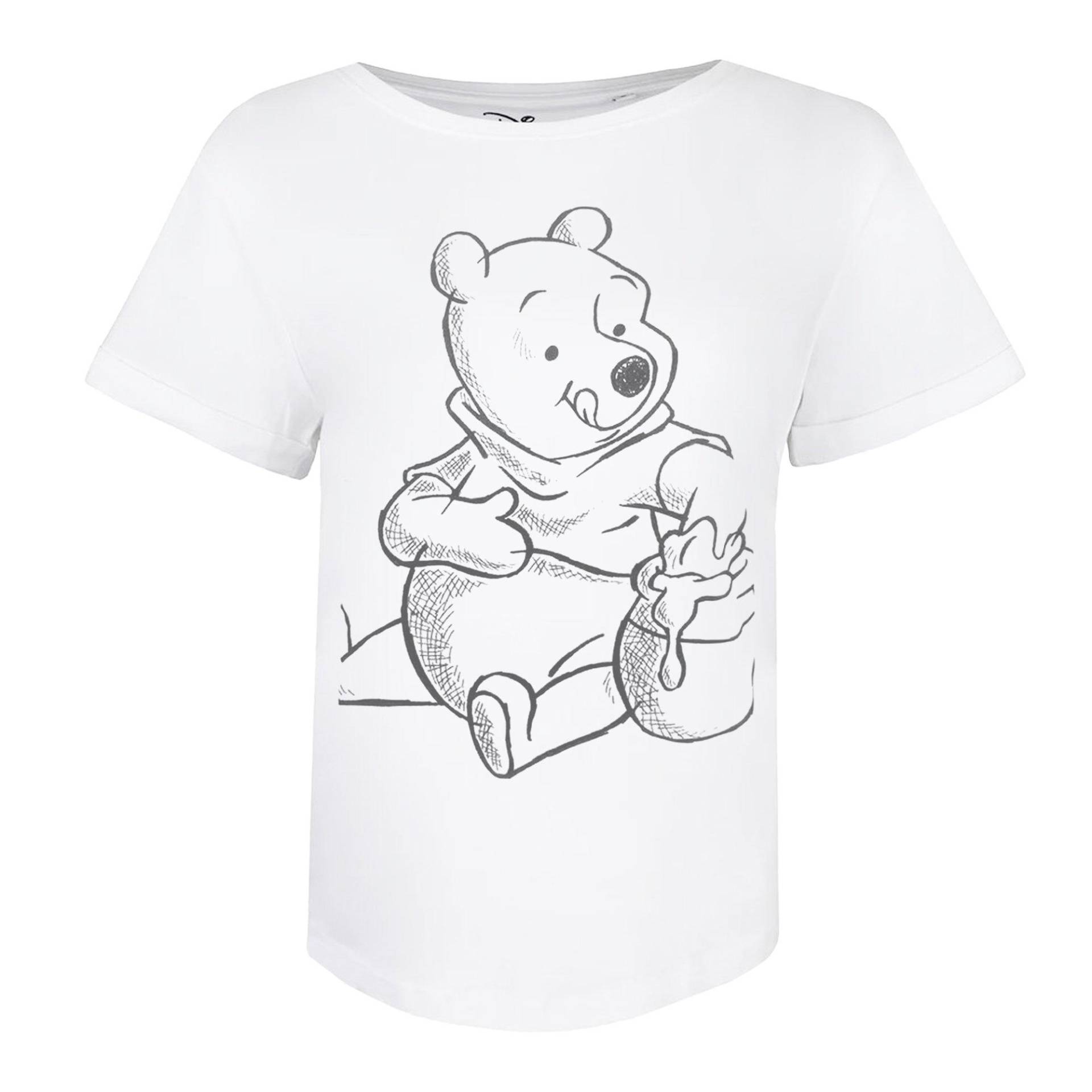 Tshirt Damen Weiss S von Winnie the Pooh