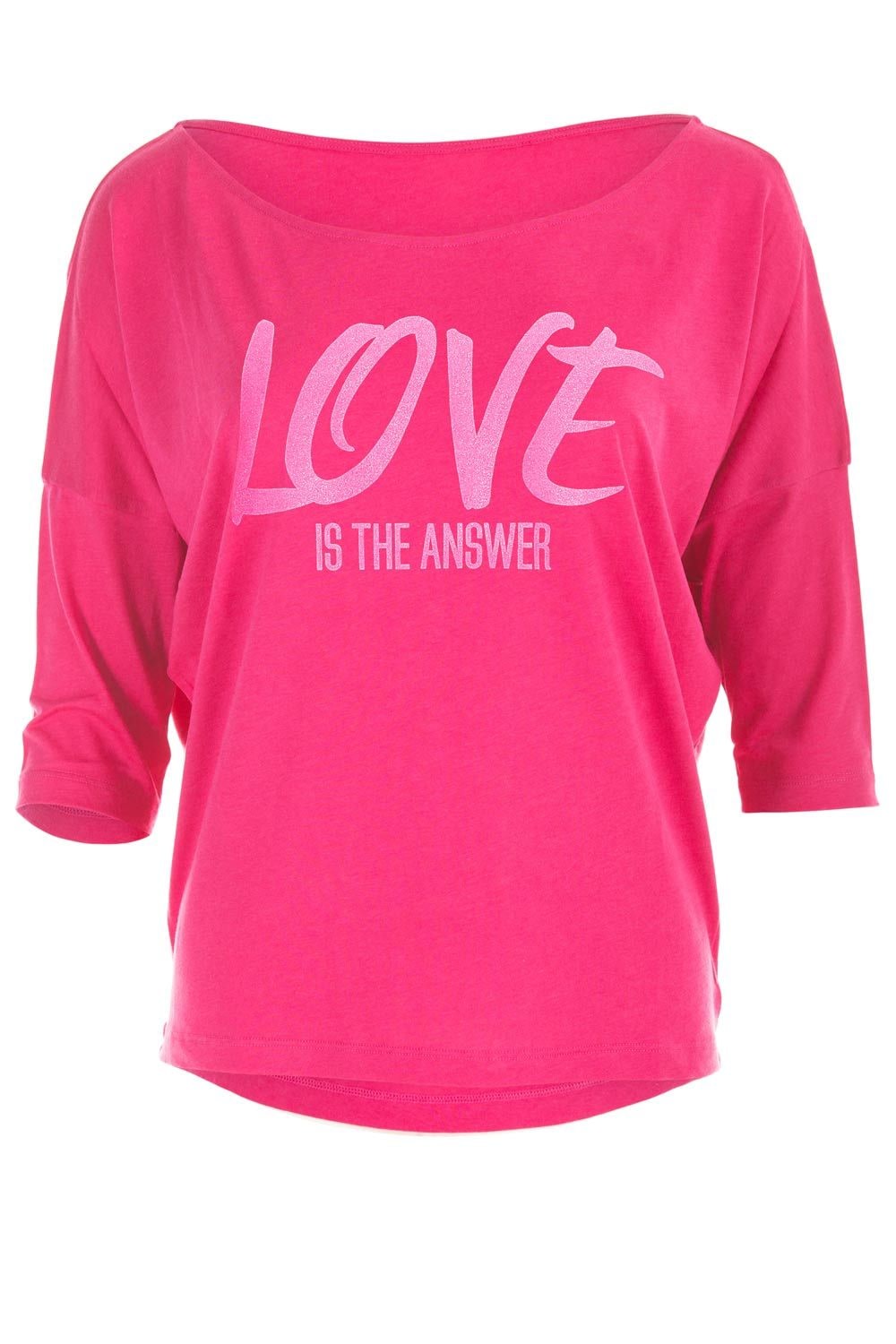 Winshape 3/4-Arm-Shirt »MCS001 ultra leicht«, mit neon pinkem Glitzer-Aufdruck Winshape 3/4-Arm-Shirt »MCS001 ultra leicht«, mit neon pinkem Glitzer-Aufdruck von Winshape