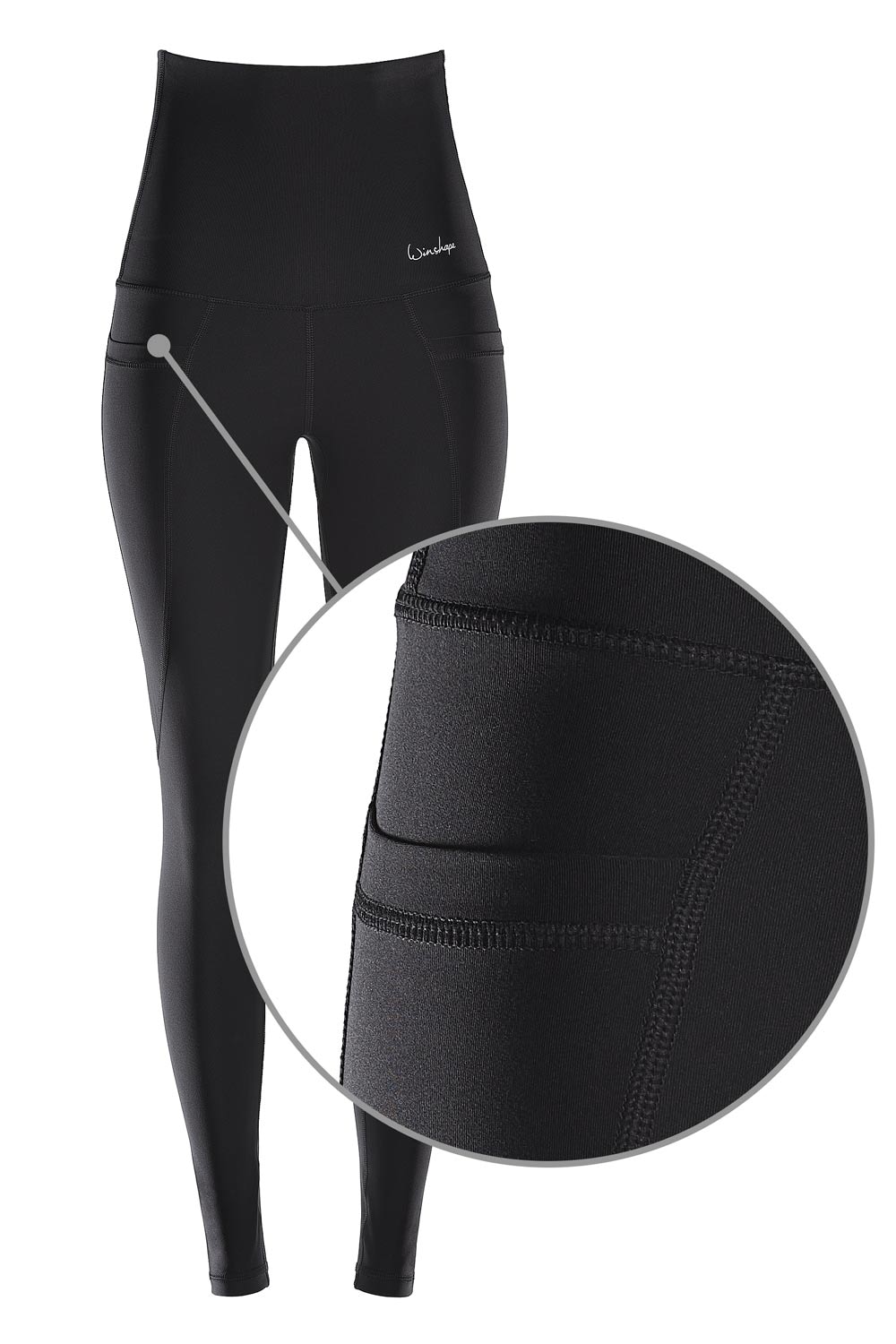 Winshape Leggings »Functional Power Shape Tights HWL114«, High Waist mit praktischen Taschen von Winshape
