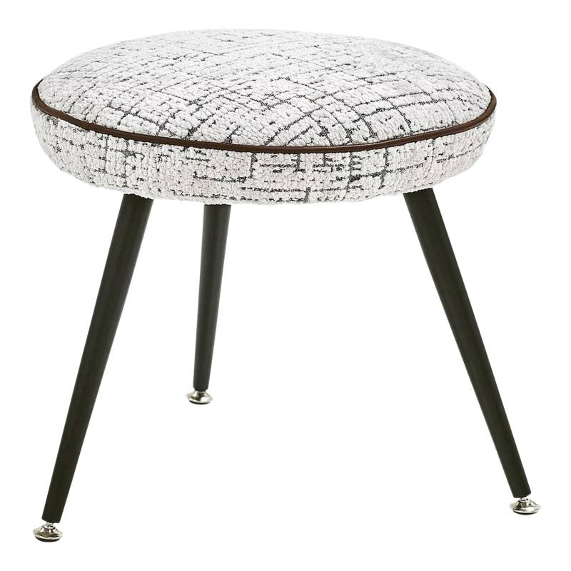 Contessa 1956 Hocker, Bezug leder - nappa kreide von Wittmann