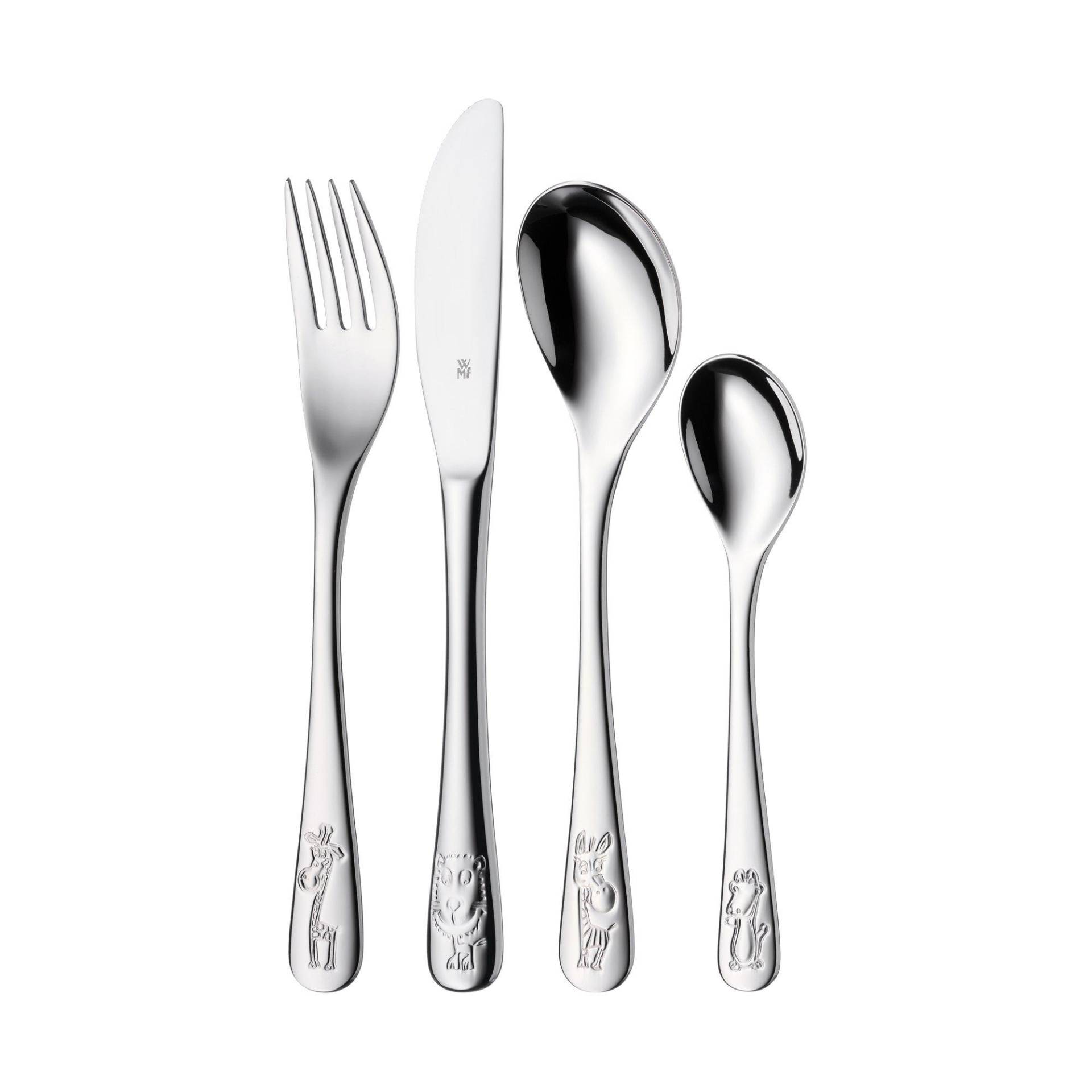 WMF Kinderbesteck-set, 4-teilig Unisex Chrom von Wmf