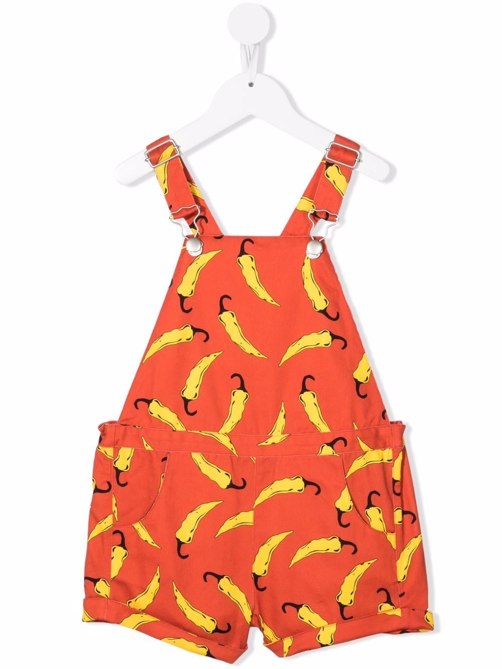 Wolf & Rita chilli-motif cotton playsuit - Red von Wolf & Rita