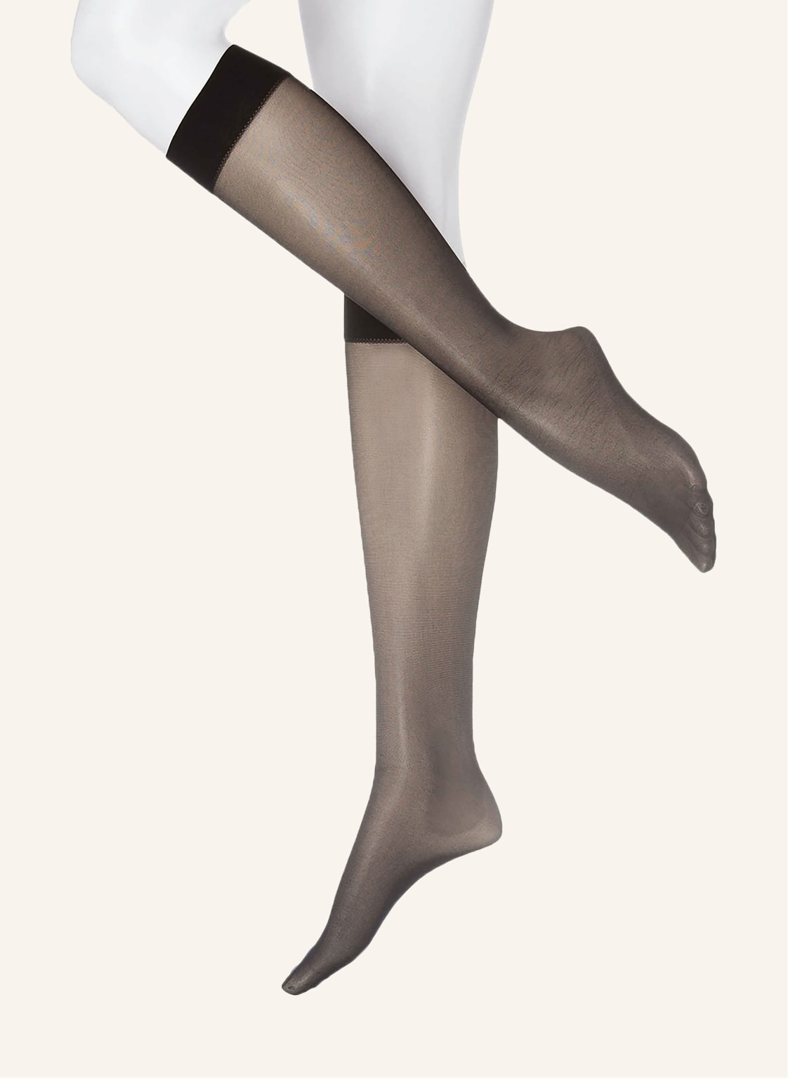 Wolford 3er-Pack Fein-Kniestrümpfe Satin Touch schwarz von Wolford